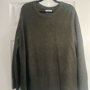 Olive green sweater